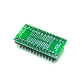 28-Pin SOIC/SOP/SSOP To DIP Breakout Board (10 Pack)