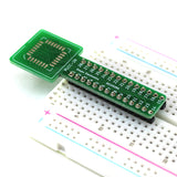 28-Pin PLCC/LCC/JLCC to DIP Breakout Board (3 Pack)