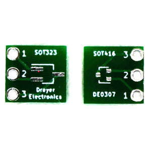 SOT323/SOT416 to DIP Breakout Board - (50 Pack)