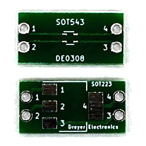 SOT223-4/SOT543 to DIP Breakout Board - (50 Pack)