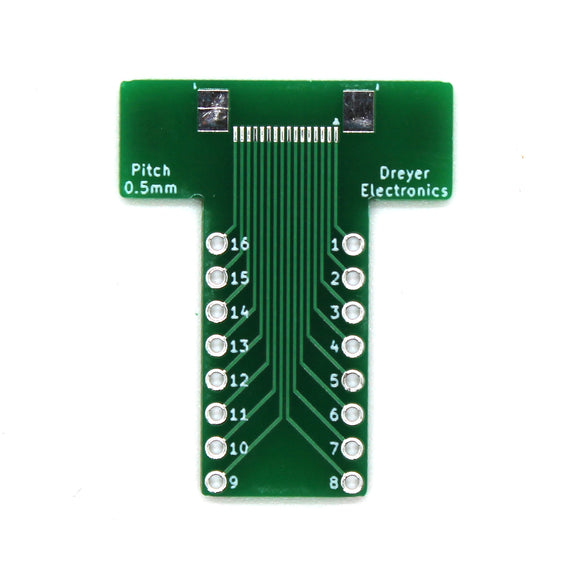16-Pin FPC FFC to DIP 1mm 0.5mm Pitch (5 Pack)