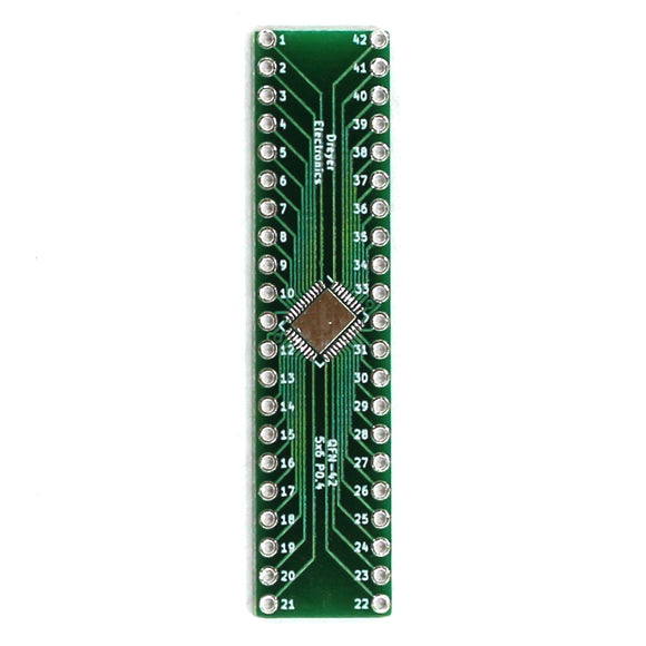 42-Pin QFN to DIP Breakout Board | Body: 5x6mm, Pitch: 0.4mm (5 Pack)