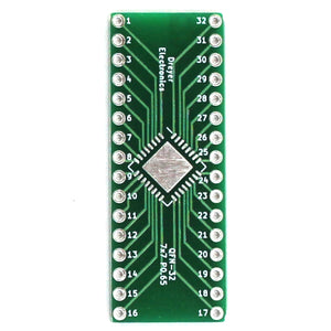32-Pin QFN to DIP Breakout Board | Body: 7x7mm, Pitch: 0.65mm (5 Pack)
