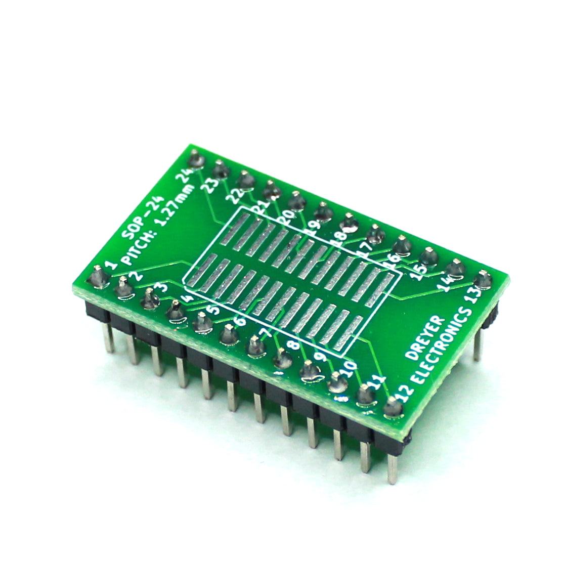 Adattatore Per Chip SMD SSOP4 28PIN 0.65 / SOP4 28PIN 1.27 Verso DIP Adattatore PCB Board SMD Converter 20 Pezzi Convertitore SSOP To DIP Per Prototipi