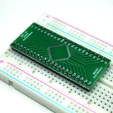 44-Pin TQFP/LQFP To DIP Breakout Board (P:0.8mm, B:10x10mm) (5 Pack)