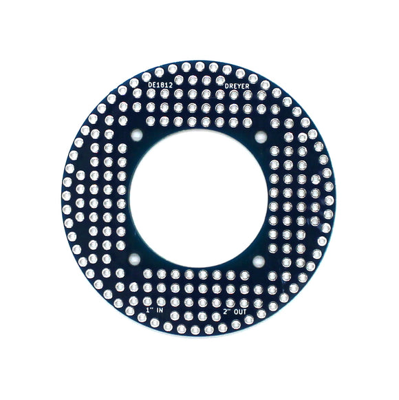 Ring Perforated Board - 1x2 Inch (5 Pack)