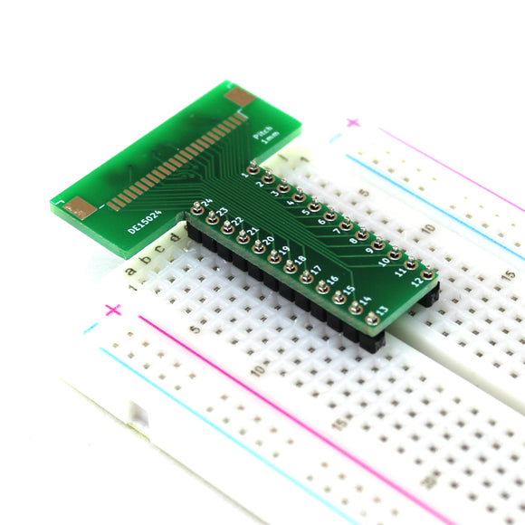 24-Pin FPC FFC to DIP 1mm 0.5mm Pitch (5 Pack)